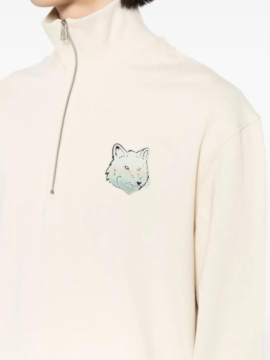  메종키츠네 긴팔 티셔츠 SP618NM00301KM0129P205 white - MAISON KITSUNE