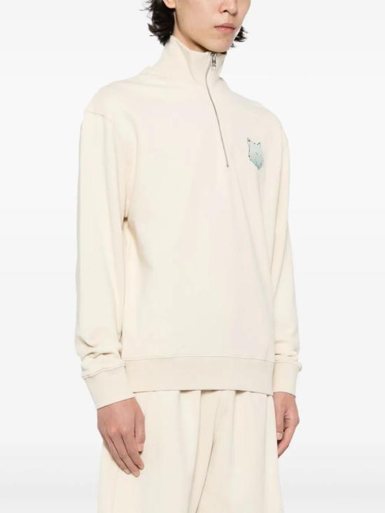  메종키츠네 긴팔 티셔츠 SP618NM00301KM0129P205 white - MAISON KITSUNE