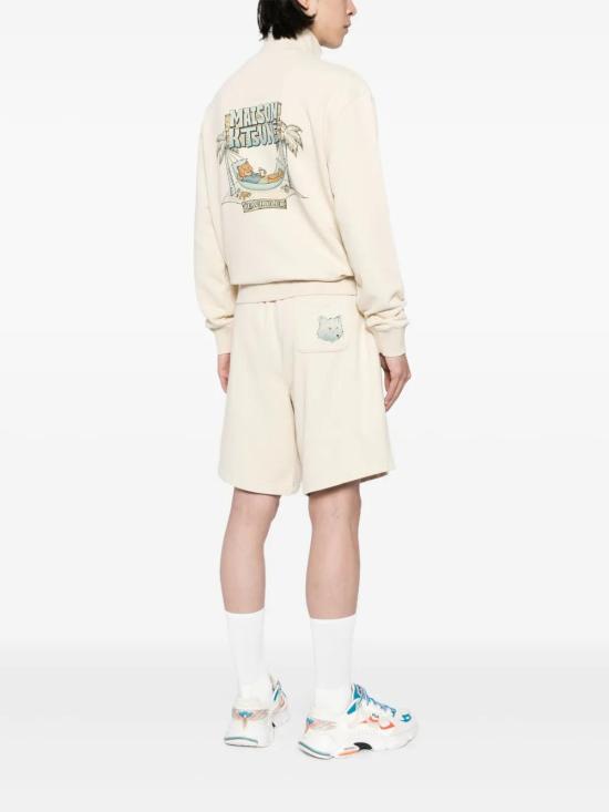  메종키츠네 긴팔 티셔츠 SP618NM00301KM0129P205 white - MAISON KITSUNE