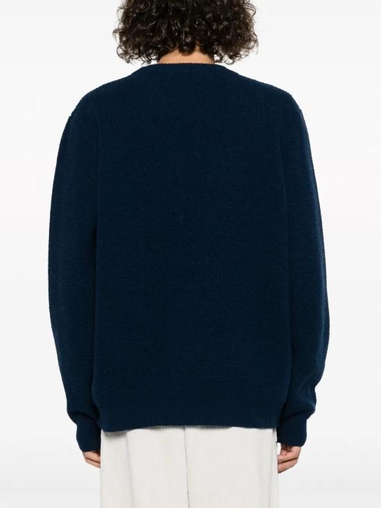  메종키츠네 스웨터 LM00814KT1063 midnight blue - MAISON KITSUNE