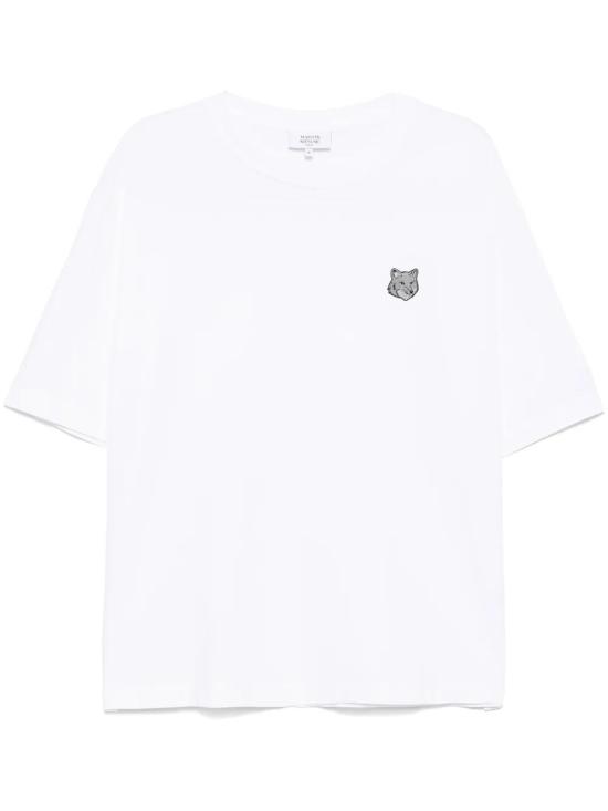  메종키츠네 반팔 티셔츠 OM00128KJ0119P100 white