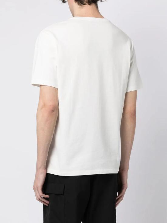  메종키츠네 반팔 티셔츠 KM00114KJ0035 white - MAISON KITSUNE