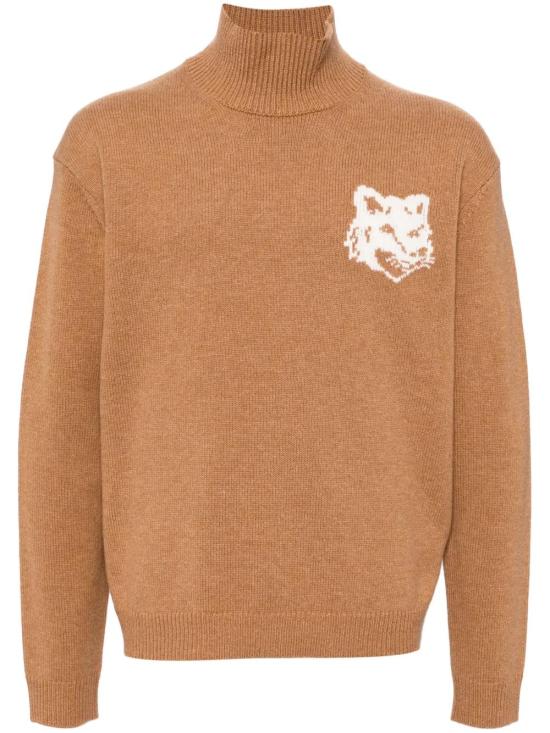  메종키츠네 터틀넥 NM00807KM0329P270 brown