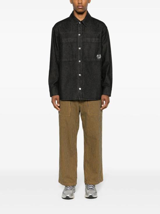  메종키츠네 데님 자켓 LM00408WW0081 black - MAISON KITSUNE