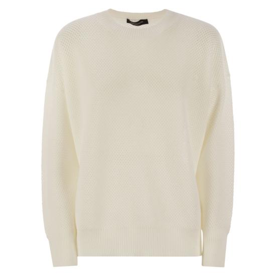25SS 파비아나 필리피 스웨터 MAD265F093 WHITE