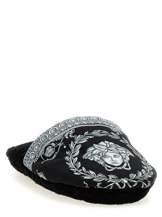 25FW 베르사체 뮬/슬리퍼 ZSLB00002ZCOSP0525B780 Black - VERSACE