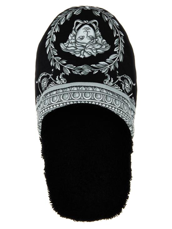 25FW 베르사체 뮬/슬리퍼 ZSLB00002ZCOSP0525B780 Black - VERSACE