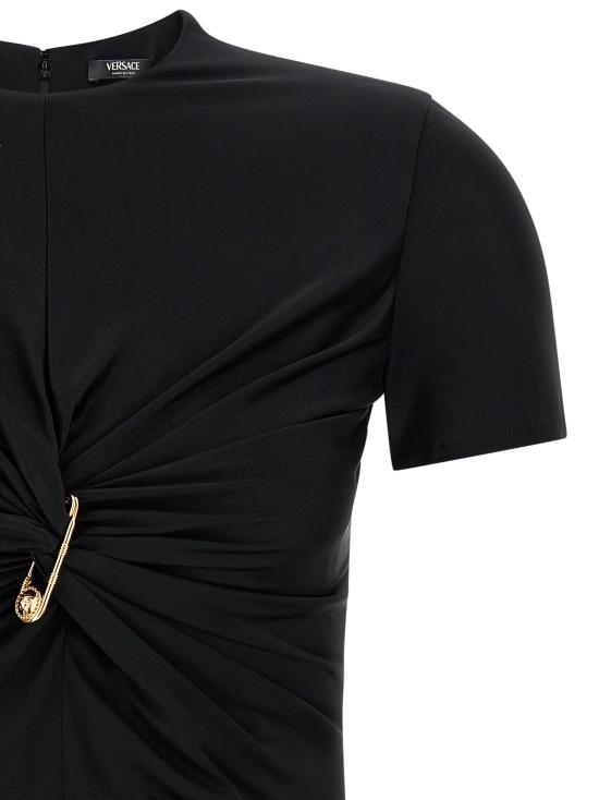 25SS 베르사체 반팔 티셔츠 10180811A124971B000 Black - VERSACE