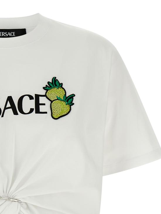 25SS 베르사체 반팔 티셔츠 10188981A136141W000 White - VERSACE