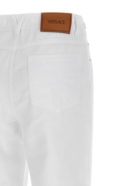 25SS 베르사체 데님 팬츠 10115191A136511D110 White - VERSACE