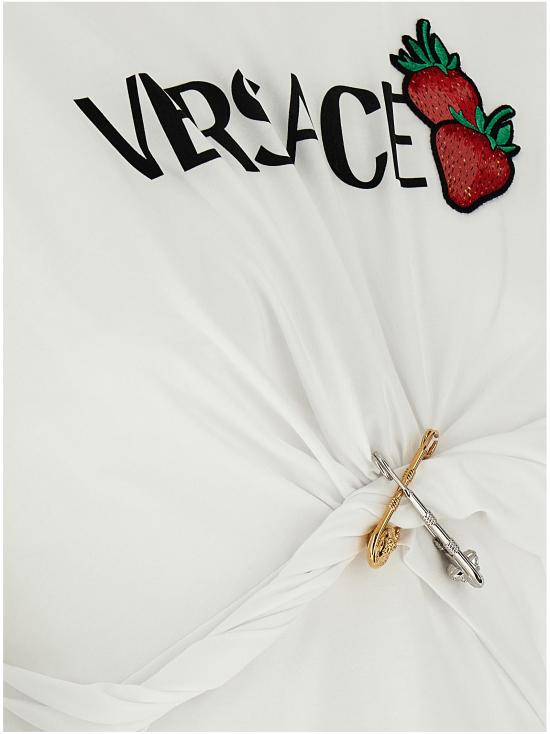 25SS 베르사체 반팔 티셔츠 10189711A136141W000 White - VERSACE