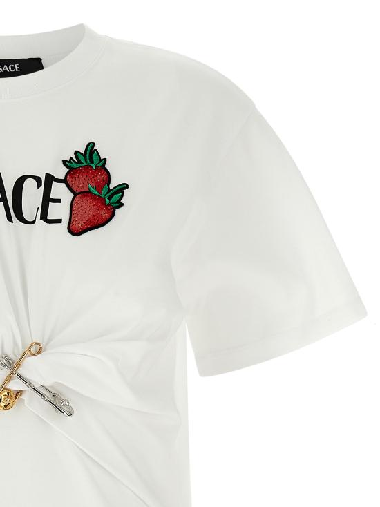 25SS 베르사체 반팔 티셔츠 10189711A136141W000 White - VERSACE