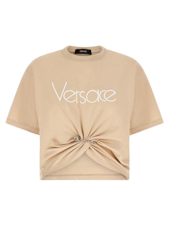 25SS 베르사체 반팔 티셔츠 10188981A136102KQ70 Pink