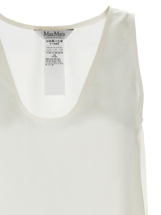 25SS 막스마라 민소매 티셔츠 2511161018600001 Beige - MAX MARA