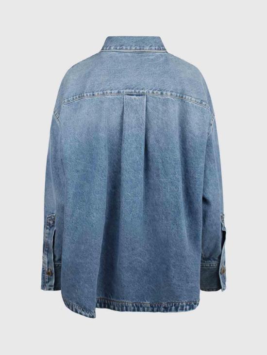 25SS 디 아티코 블라우스 250WCB00068DDD085AA024 Blue - THE ATTICO