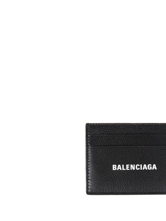 24FW 발렌시아가 카드지갑 594309 1IZI3 1090 BLACK L WHITE - BALENCIAGA