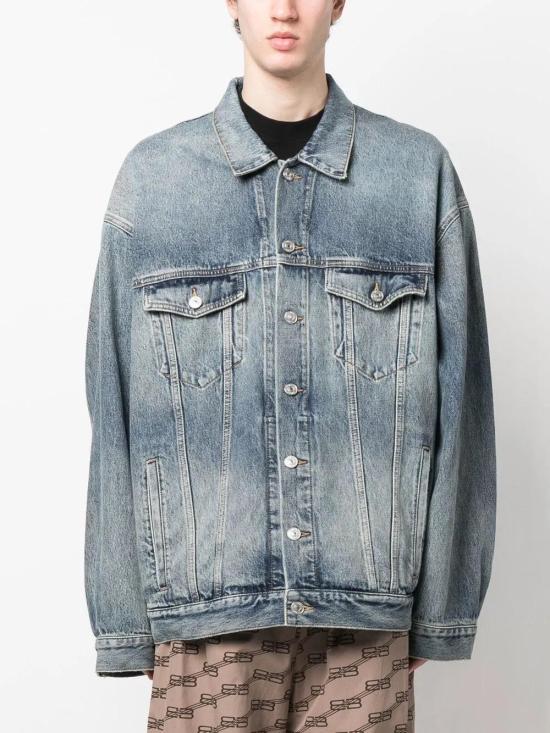  발렌시아가 데님 자켓 724651THW25 blue - BALENCIAGA