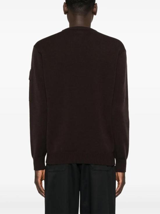  씨피 컴퍼니 스웨터 17CLKN017A005528A coffee - C.P. COMPANY