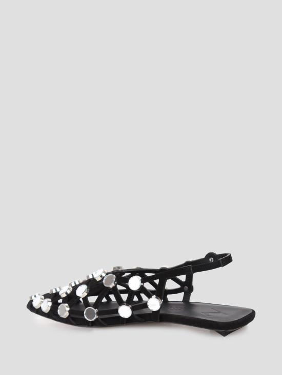 25SS 디 아티코 샌들 246WSH00801LBT007SA100 Black - THE ATTICO