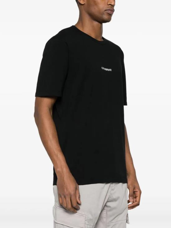  씨피 컴퍼니 반팔 티셔츠 18CMTS085A005431G black - C.P. COMPANY