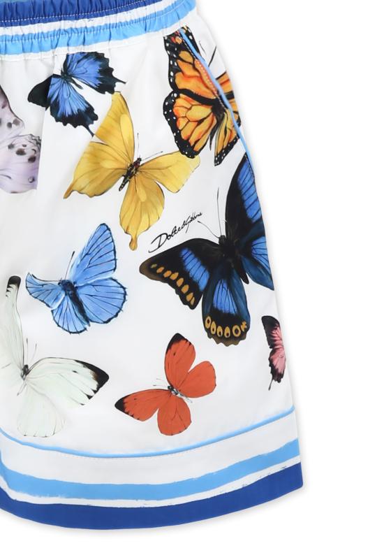 25SS [키즈] 돌체앤가바나 쇼츠/버뮤다 L52Q33 FI5KS HB5KB WHITE - DOLCE & GABBANA