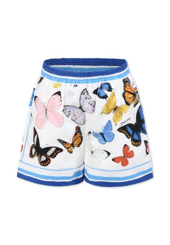 25SS [키즈] 돌체앤가바나 쇼츠/버뮤다 L52Q33 FI5KS HB5KB WHITE