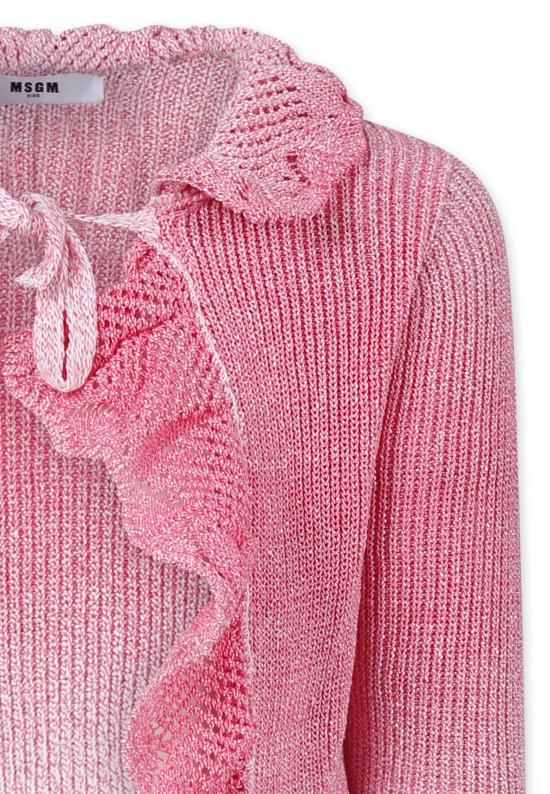 25SS [키즈] 엠에스지엠 가디건 S5MSJGCA146 MS003 PINK - MSGM