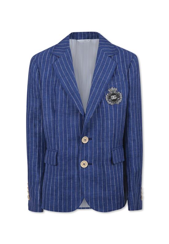 25SS [키즈] 돌체앤가바나 자켓 L41E97 FR4BD S8051 BLUE