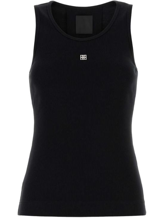 25SS 지방시 민소매 티셔츠 BW70CH3YQS 001 Black