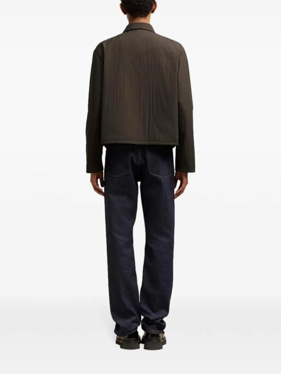  아미 바이커 자켓 H24HJK238PA0009 coffee - AMI