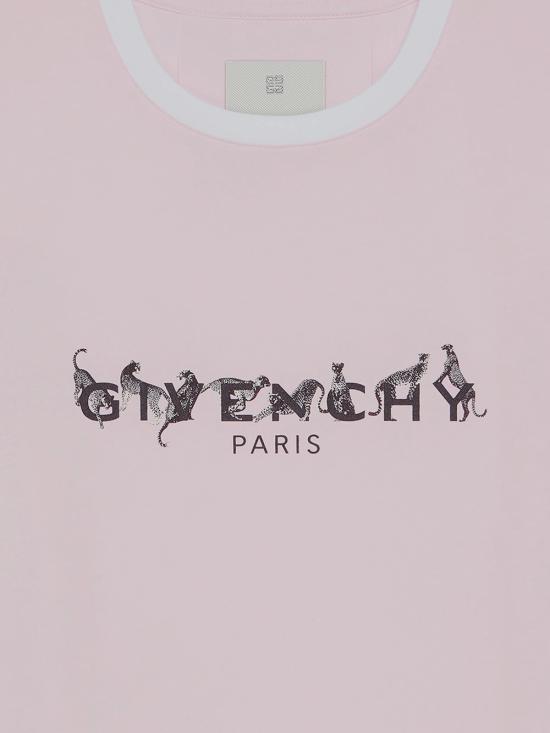 25SS 지방시 반팔 티셔츠 BW70BFP 704978 Pale pink white - GIVENCHY