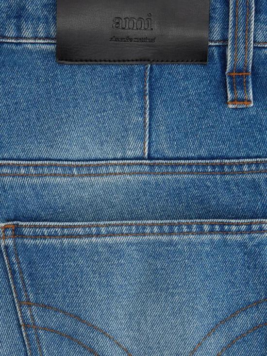  아미 데님 숏팬츠 HSO600DE0001 blue - AMI