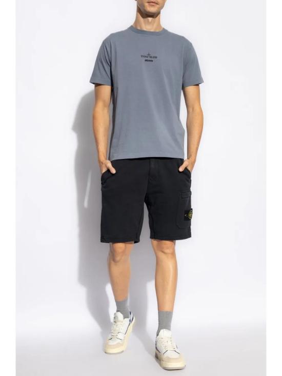  스톤 아일랜드 반팔 티셔츠 81152NS91 blue - STONE ISLAND