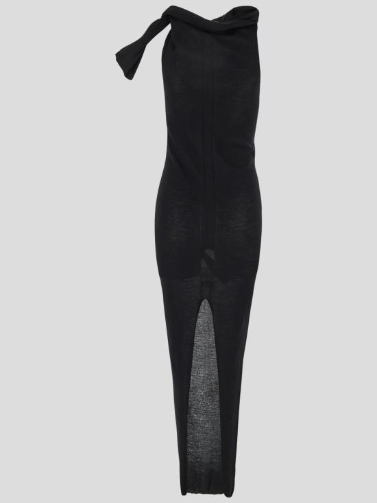 25SS 릭 오웬스 미디 원피스 RP01E7603 M09 Black - RICK OWENS