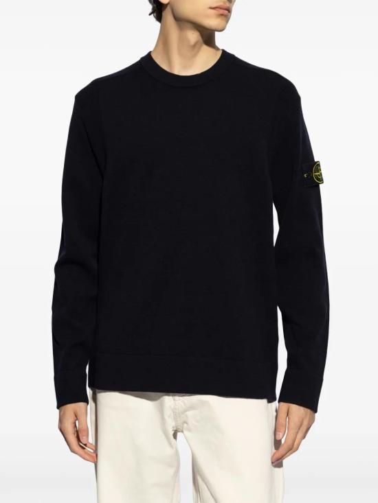  스톤 아일랜드 긴팔 티셔츠 8115526A1 navy - STONE ISLAND