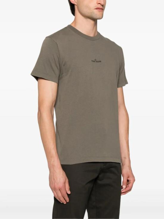  스톤 아일랜드 반팔 티셔츠 81152NS81 walnut - STONE ISLAND