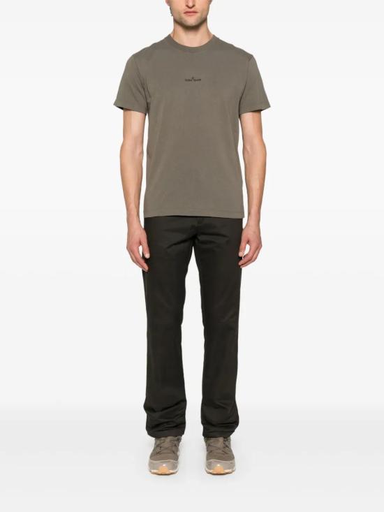  스톤 아일랜드 반팔 티셔츠 81152NS81 walnut - STONE ISLAND