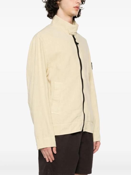  스톤 아일랜드 봄버 자켓 801542130 beige - STONE ISLAND