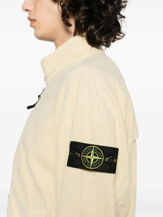  스톤 아일랜드 봄버 자켓 801542130 beige - STONE ISLAND