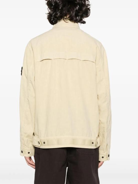  스톤 아일랜드 봄버 자켓 801542130 beige - STONE ISLAND