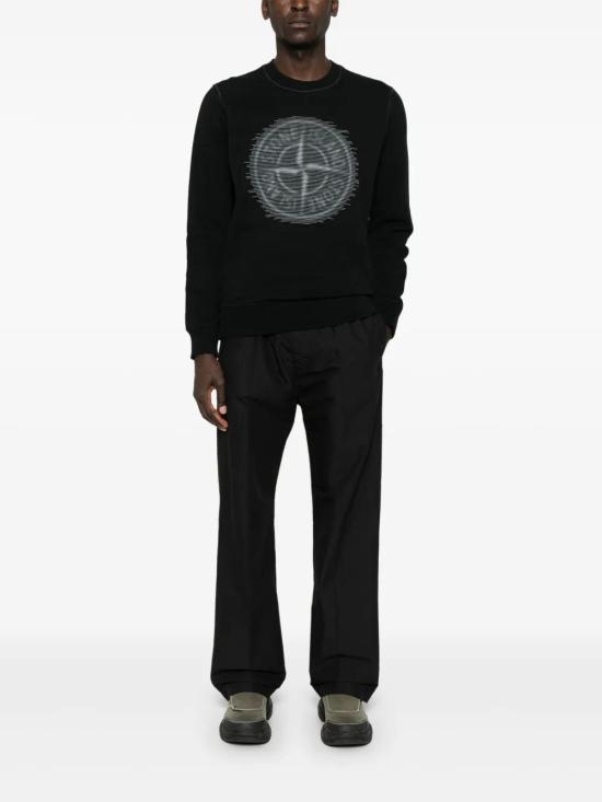  스톤 아일랜드 긴팔 티셔츠 811566388 black - STONE ISLAND