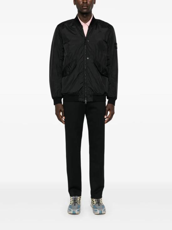  스톤 아일랜드 봄버 자켓 811540923 black - STONE ISLAND