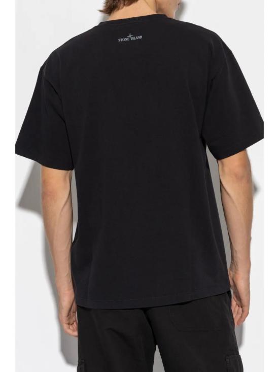 스톤 아일랜드 반팔 티셔츠 81152RC87 black - STONE ISLAND