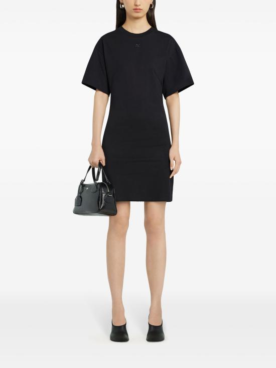 25SS 쿠레쥬 숏 원피스 125JRO537JS0107 9999 Black - COURREGES