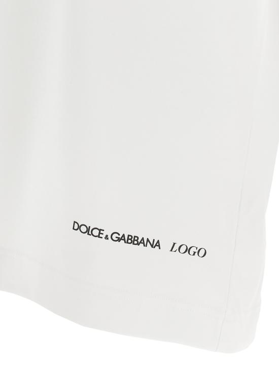 25SS 돌체앤가바나 반팔 티셔츠 G8PN9TG7O4OW0800 White - DOLCE & GABBANA