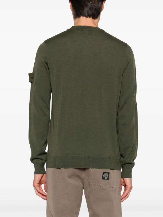  스톤 아일랜드 스웨터 8115566FC olive green - STONE ISLAND