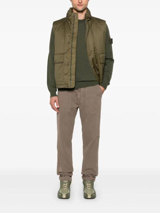  스톤 아일랜드 스웨터 8115566FC olive green - STONE ISLAND