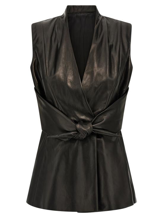 25SS 릭 오웬스 베스트 RP01E7709LBY09 Black