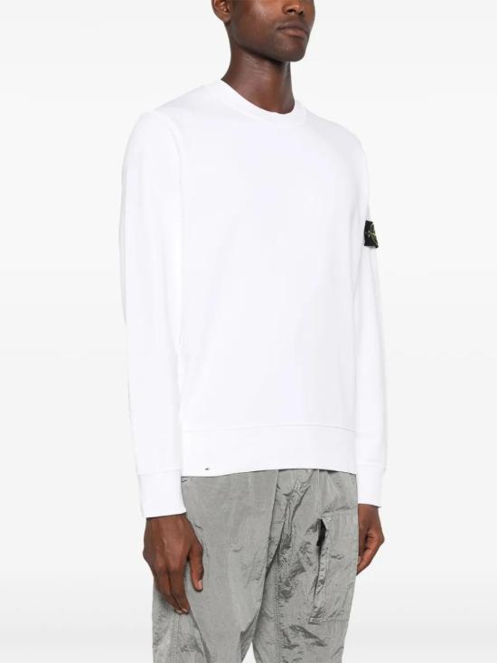  스톤 아일랜드 긴팔 티셔츠 K1S156100044S0051 white - STONE ISLAND