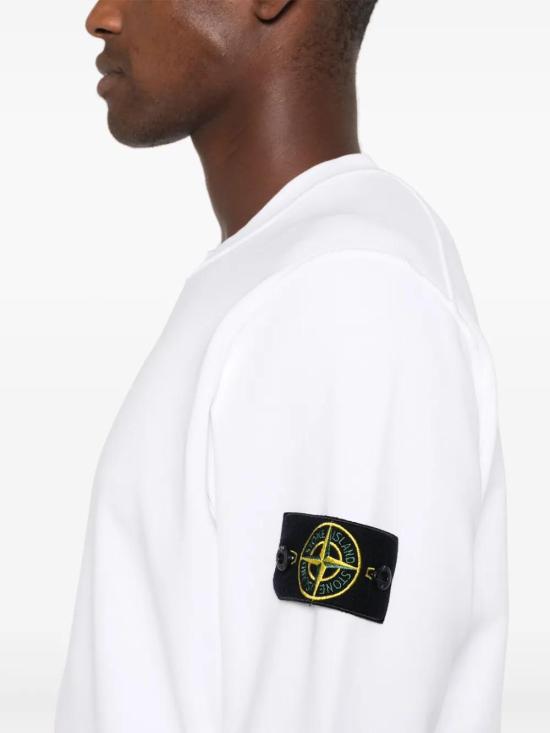  스톤 아일랜드 긴팔 티셔츠 K1S156100044S0051 white - STONE ISLAND